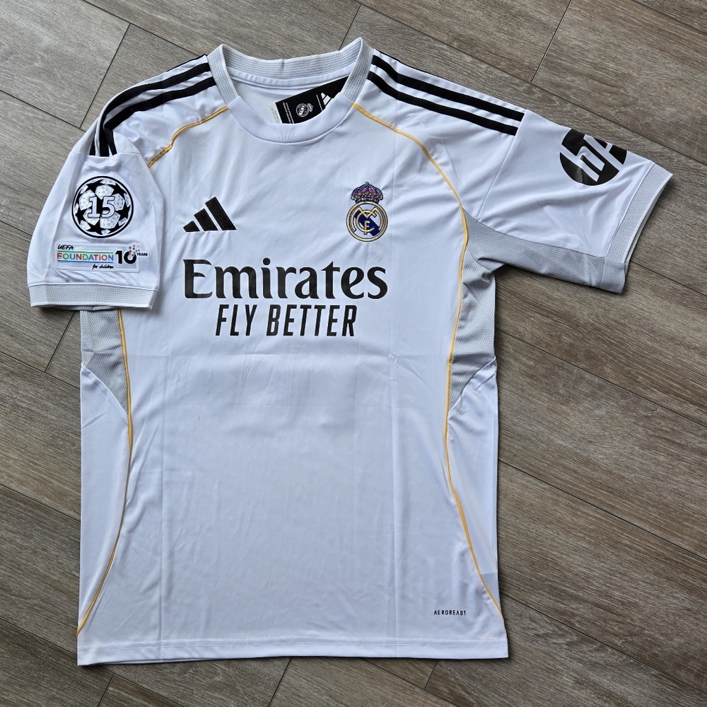Real Madrid Jersey Home Version Fans 2025/26